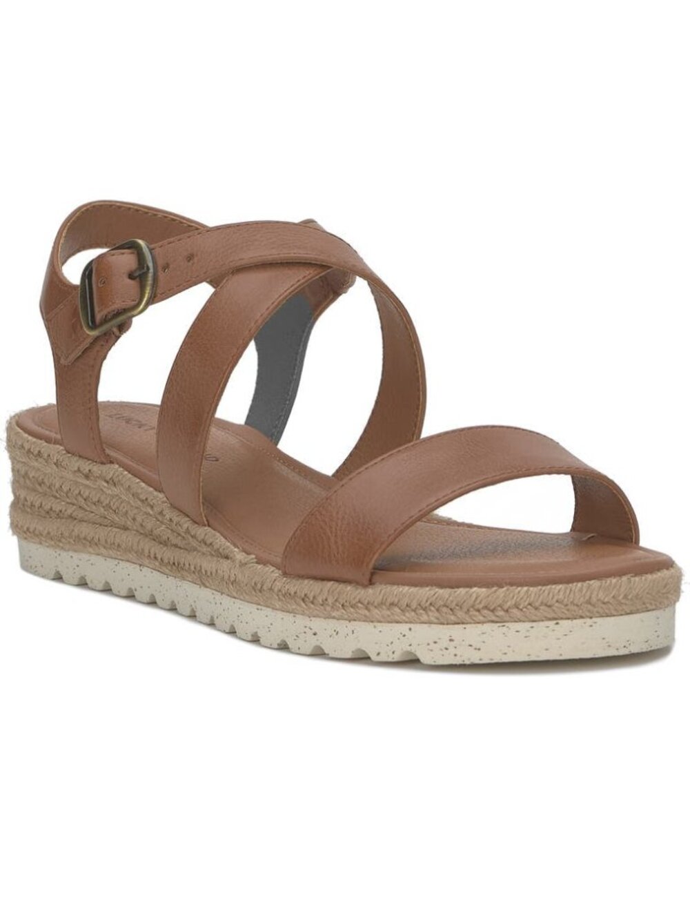 NIB Lucky Brand Trianna Strappy Platform Sandal Women's Size 9.5M Adobe Brown